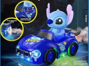 NOVO! Stitch autic Svetleci auto Stic Autic koji svetli sa d