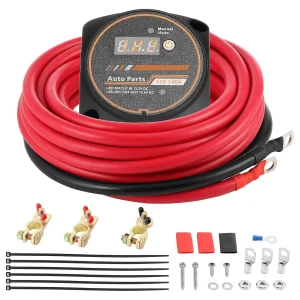 Split Charge relej 12V 140A,  izolator dva akumulatora, 5m