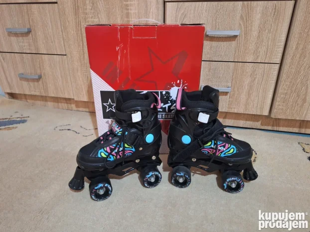 Kao nove Action rošule 33 - 36 u kutiji za devojčice roleri