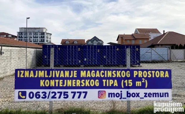 Iznajmljujem Mini Magacin garaza skladiste kontejner Zemun