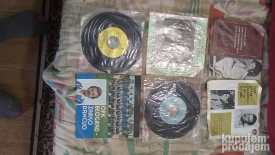 20 kom male gramofonske ploče razni izvođači