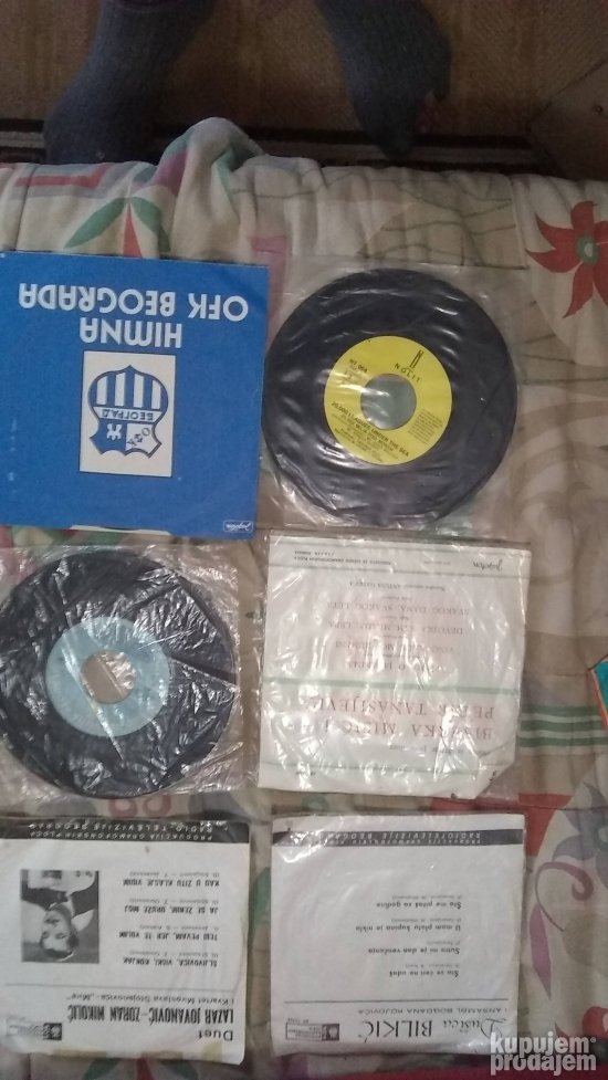 20 kom male gramofonske ploče razni izvođači