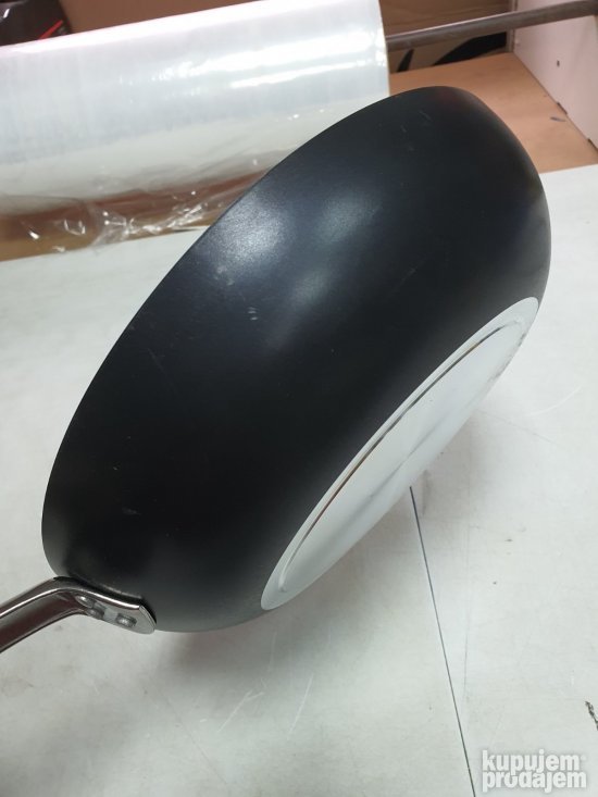 Tiganj od Nerdjajuceg Celika 28x7cm Crni - AL