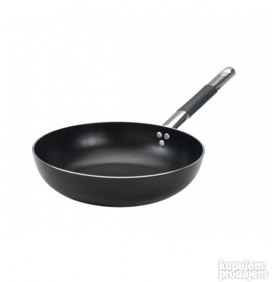 Tiganj od Nerdjajuceg Celika 28x7cm Crni - AL
