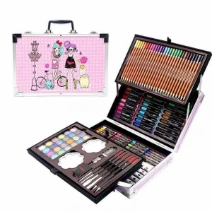 kofer bojce set aluminijumski kofer bojice roze