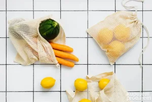 Pamučne torbe za čuvanje hrane - usluga brendiranja