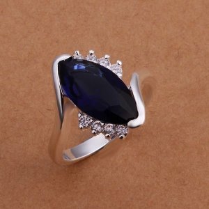 Posrebren prelep prsten, 925,akcija