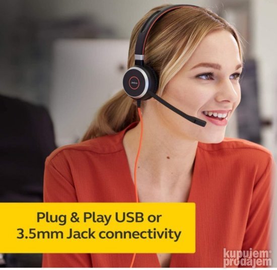 Profesionalne Zicane Slusalice - Jabra Evolve 40 MS