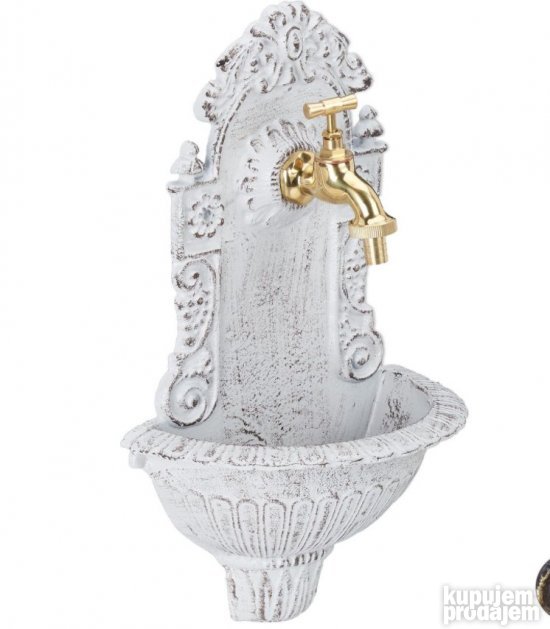 Retro Zidni Lavabo sa Slavinom 40x24.5x13cm- Relaxdays