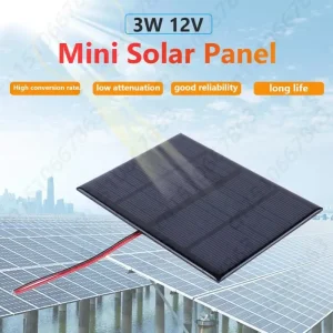 3W 12V Mini Solarni Panel