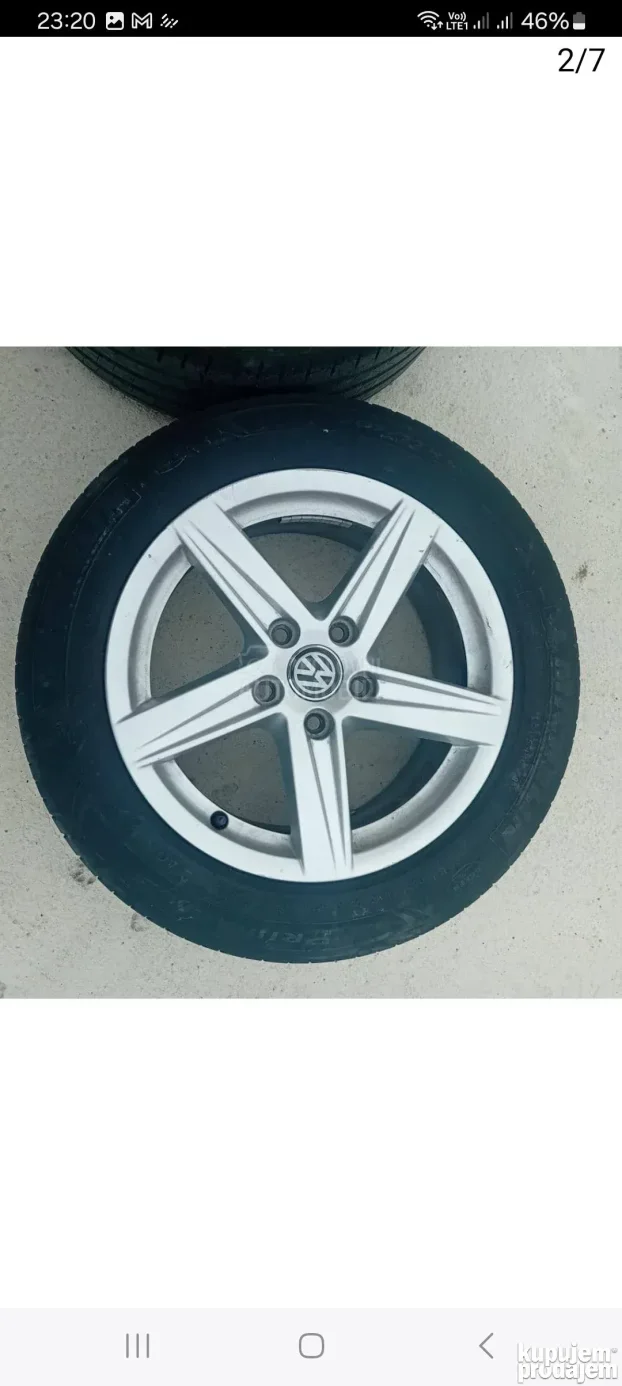 Aluminijumske felne 5x112 r16