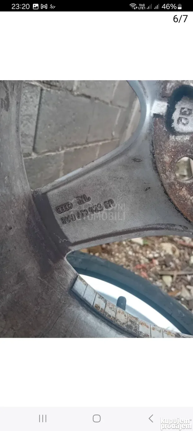 Aluminijumske felne 5x112 r16