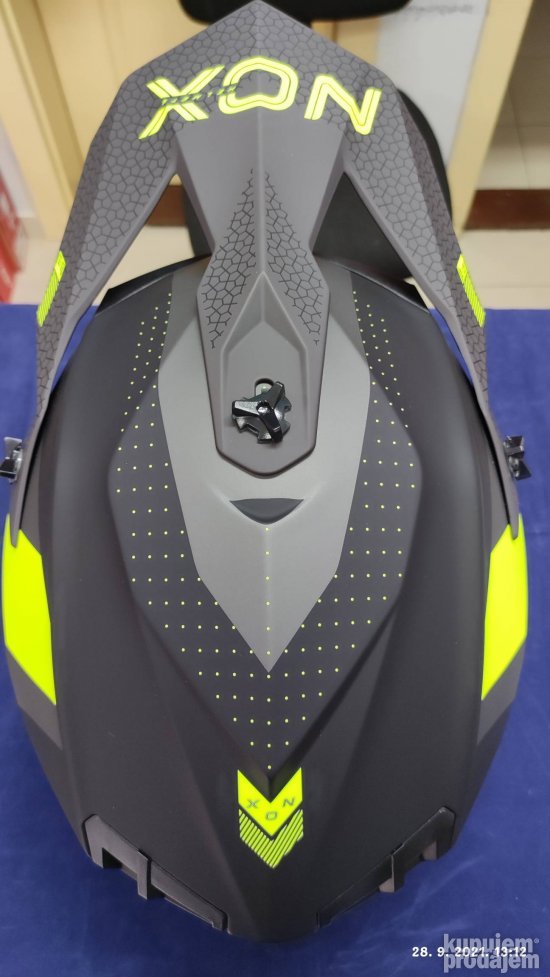 Kaciga Nox cross 633 Viper crno/zuta
