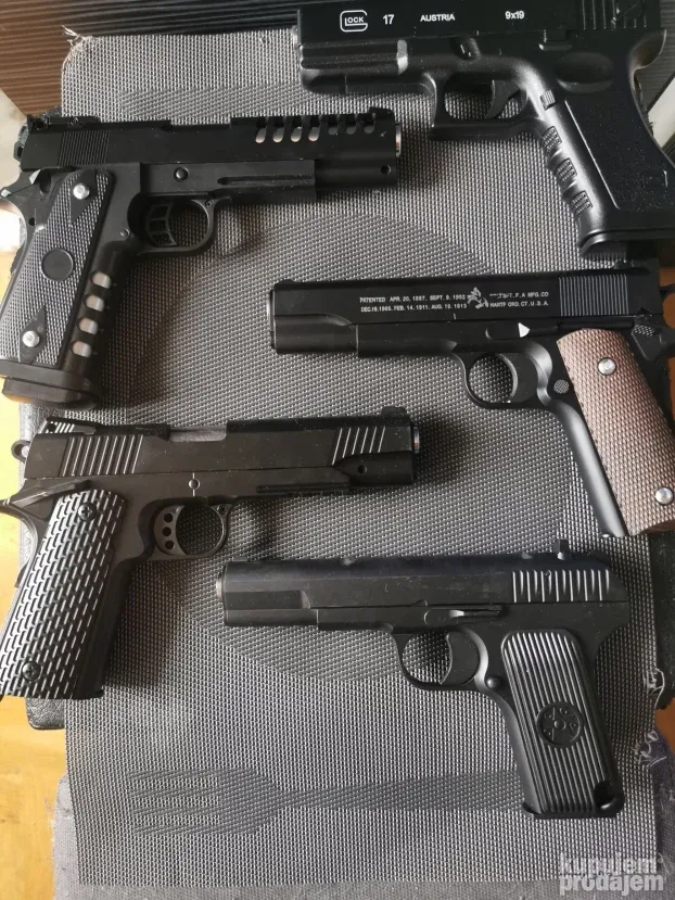 Tetejac pištolj Zastava M57 airsoft metalni pistolj