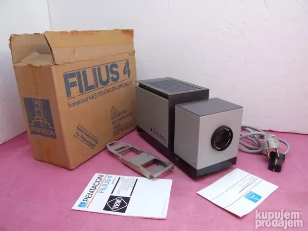 Pentacon Filius 4 projektor slajdova dijaskop FULL NOVO+GARA