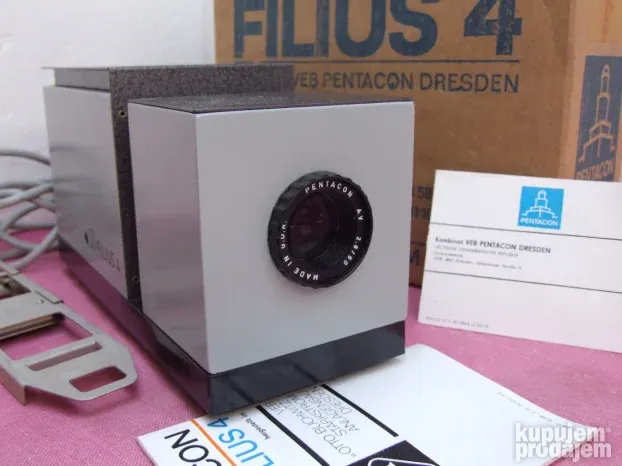 Pentacon Filius 4 projektor slajdova dijaskop FULL NOVO+GARA