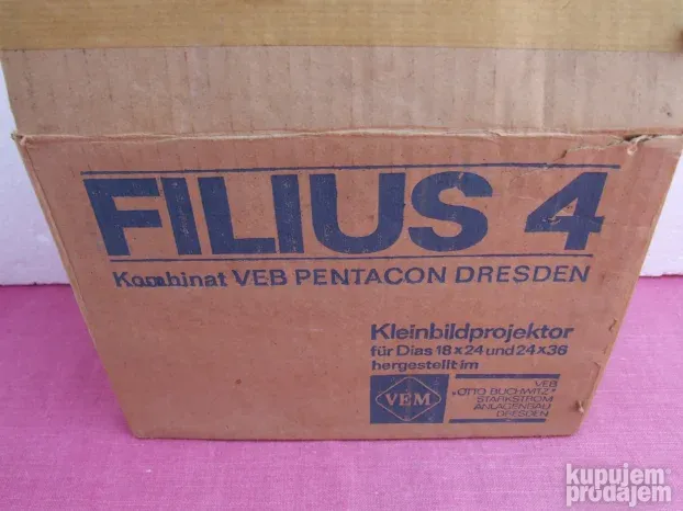Pentacon Filius 4 projektor slajdova dijaskop FULL NOVO+GARA