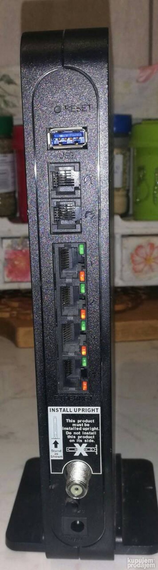 Ubee kablovski ruter Uslužni oglas