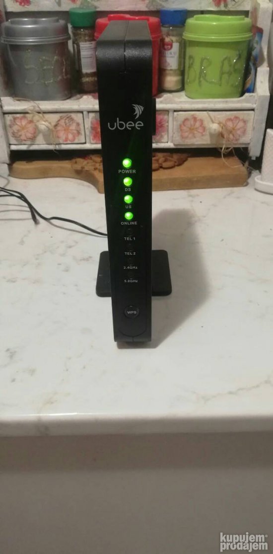 Ubee kablovski ruter Uslužni oglas