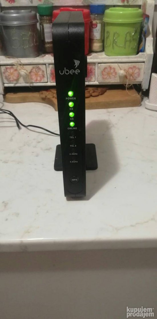 Ubee kablovski ruter Uslužni oglas