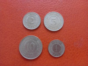 Lot FAO 2 i 5 din 197o i 1 i 10 din 1976