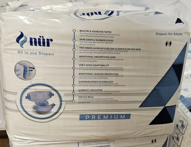 Nur All in one Diaper pelene za odrasle, M veličina