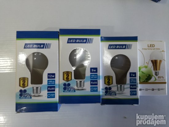 Led sijalice pvc e27 6500k