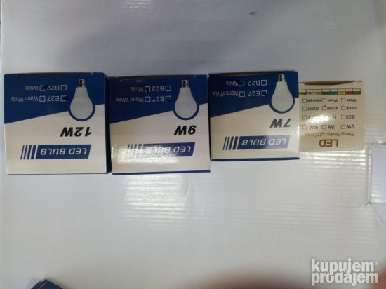 Led sijalice pvc e27 6500k