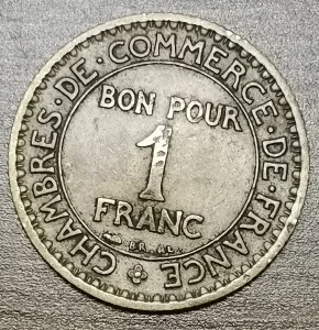1 Franc 1923 Francuska