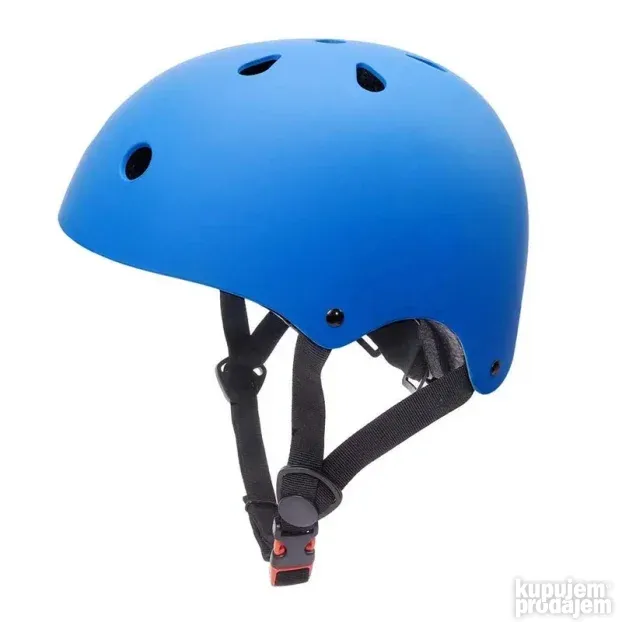 Kaciga za trotinet,rolere,skateboard (M 54-58 cm) plava