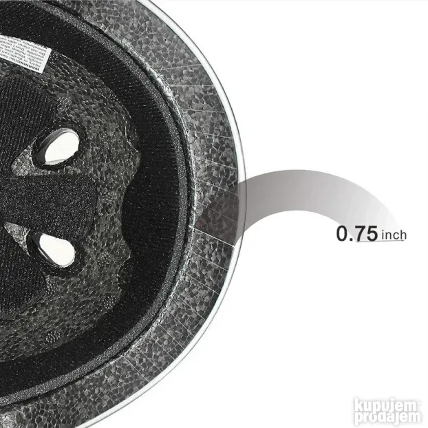 Kaciga za trotinet,rolere,skateboard (M 54-58 cm) plava