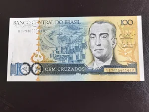 Brazil 100 cruzados.Unc.