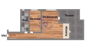 Adice, 2.0 dvosoban, 46 m²