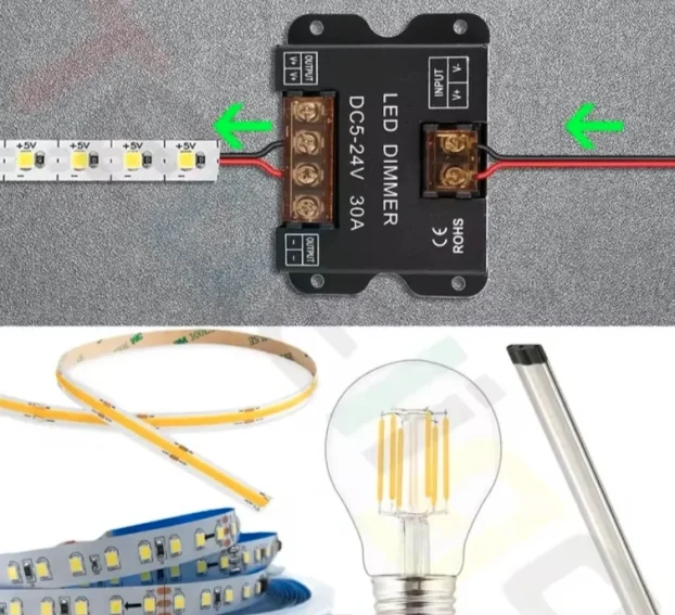 Zidni prekidac za regulaciju zatamnjenja DIMER LED rasveta ...