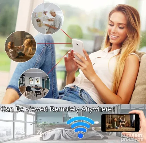 Kamera u punjacu za telefon mala spijunska WIFI kamerica