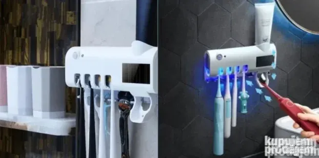 3u1 sterilizator,držač četkica i dozer za pastu