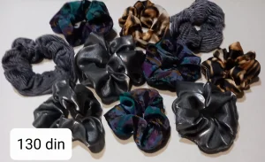 Skranci gumice za kosu 50, 70 i 100 din