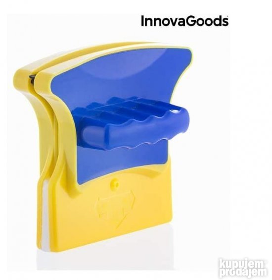 Brisac Stakla sa Magnetom Zuto-Plavi 11x11.5x5.5cm