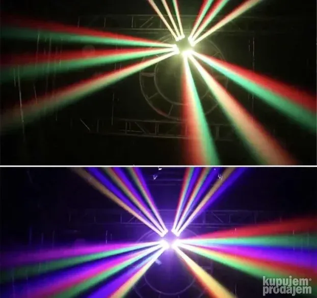 Laser strob 150W centralni sa rotacijom za diskoteke RGB