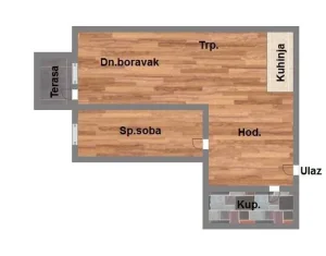 Odličan dvosoban stan Petrovaradin 49m2