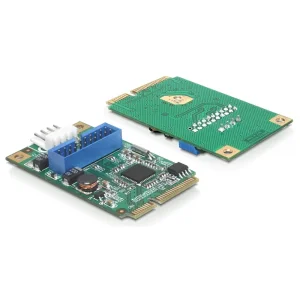 DELOCK Mini PCIe I/O PCIe complete size 1 x 19 pin USB 3.0 s