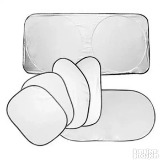 Set od 6 auto zaštita od sunca