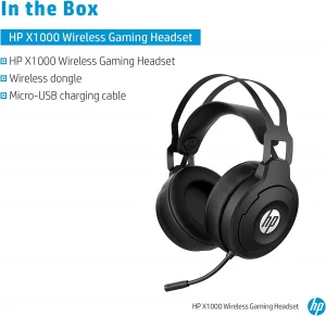 HP X1000 Wireless Gaming Headset/USB bezicne slusalice