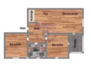 Adice, 3.5 troiposoban, 80 m²