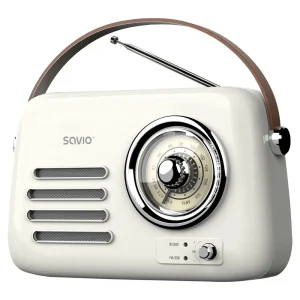 SAVIO RS 02 Portable radio white