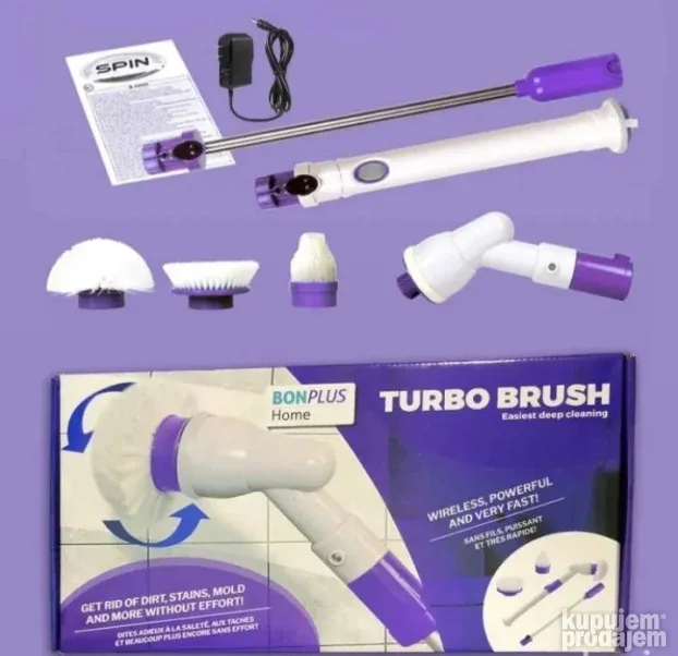 Turbo Cetka za Ciscenje NOVO Elektricna Magicna Cetka AKCIJA