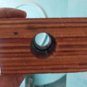 Drveni lezaj za slamotres 80x80x50 fi 25 rupa za Fahr Daitz