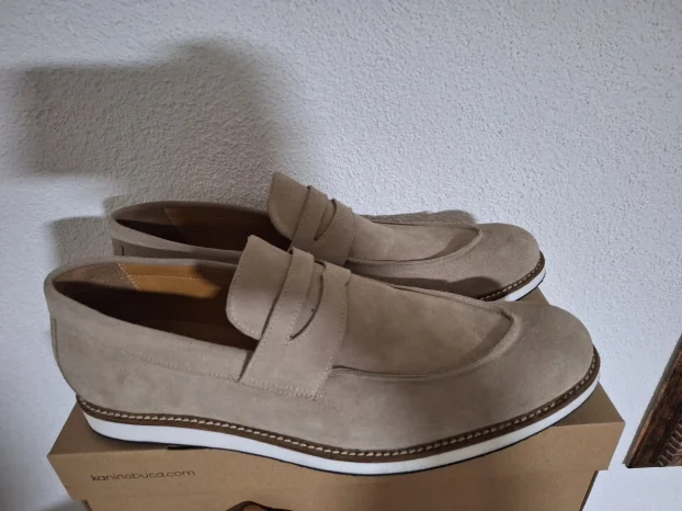 Mokasine Kanin - ručni rad