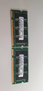 Memorije za laptop Samsung 2x512Mb DDR1