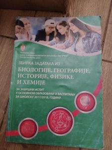 zbirka zadataka biologija geografije istorije fizike i hemij